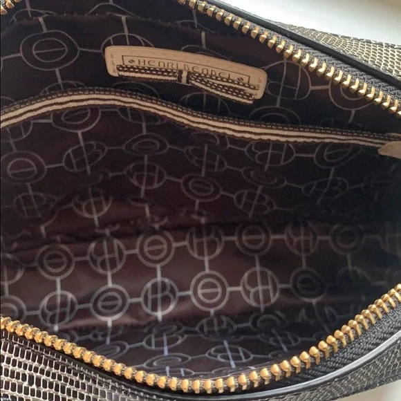 Henri Bendel Black and Gold Crossbody Bag - Picture 3 of 3